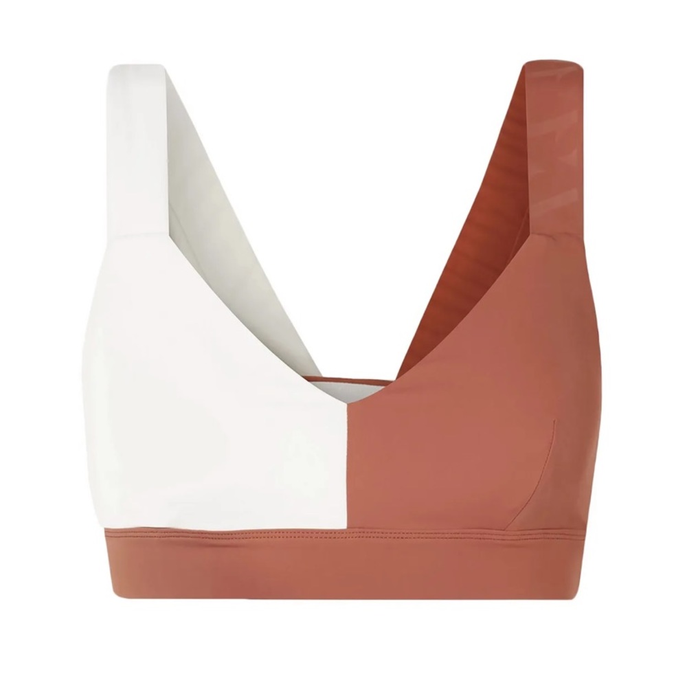 VAARA two-tone stretch sports bra